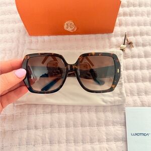Tory Burch Tortoise Square Sunglasses